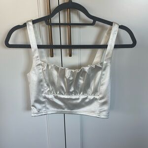 Adika cropped tank with side zipper - small